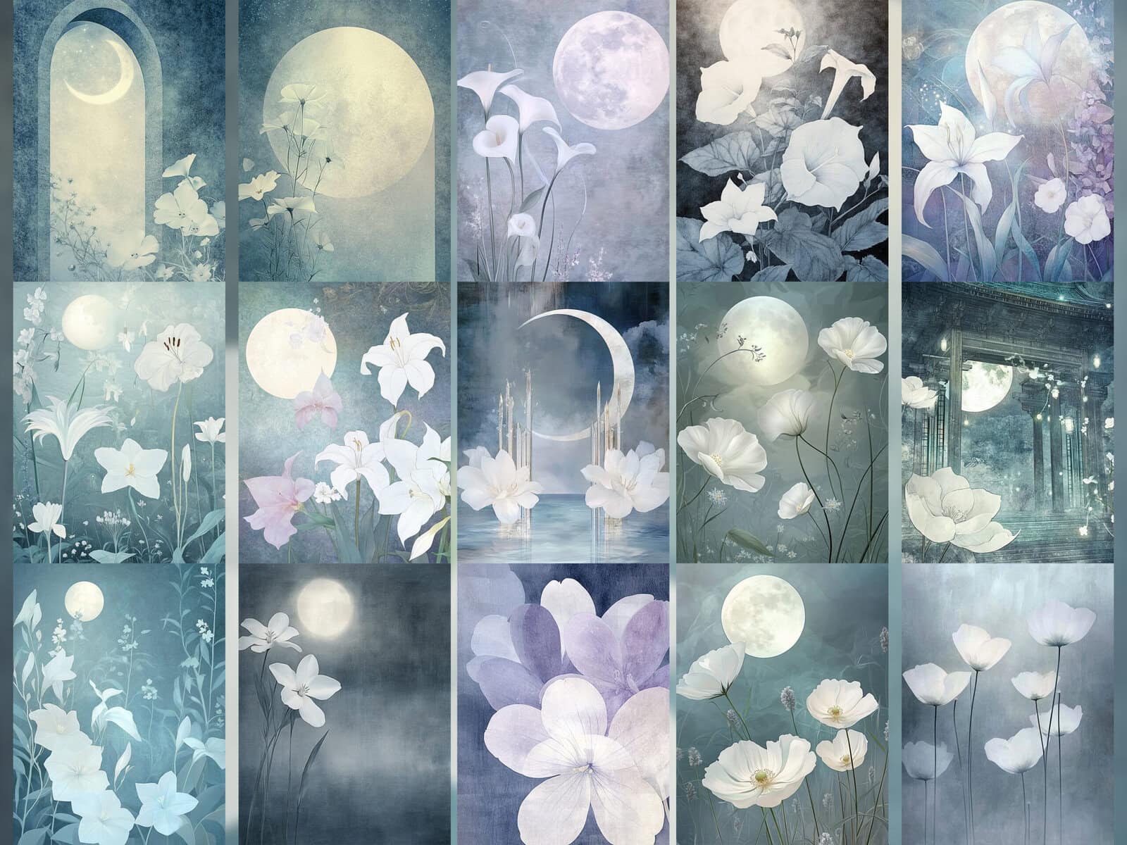 Spring Floral Digital Papers Pack - Image 3