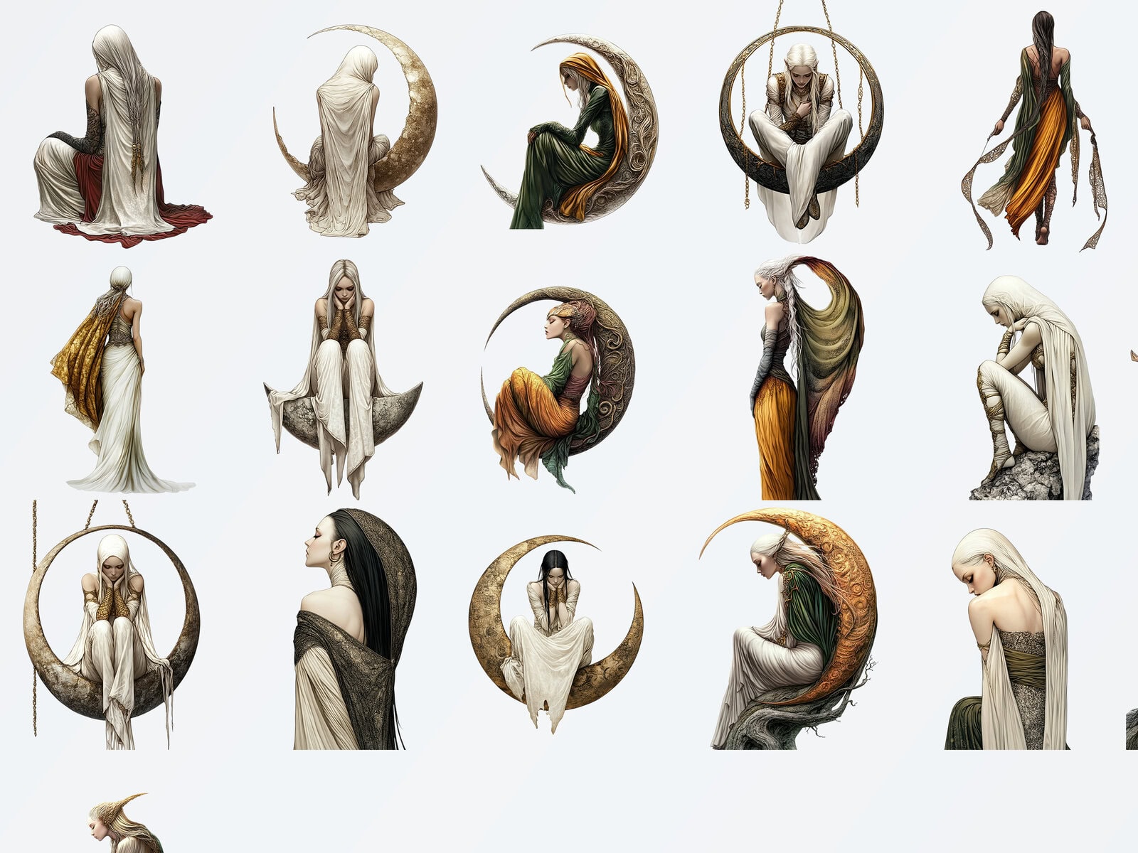 Moon Keepers Clipart & Backgrounds - Image 3