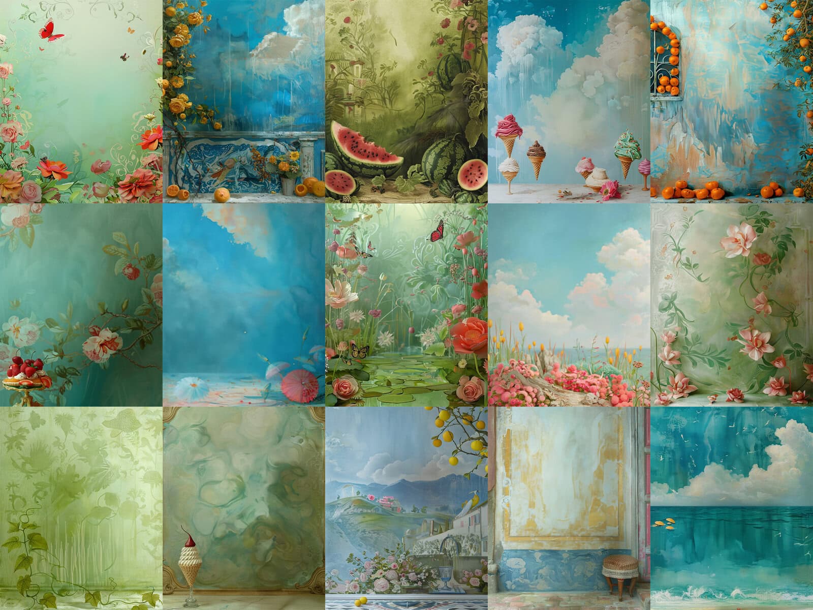 Peculiar Summer Fashion Woman Clipart & Backgrounds - Image 5