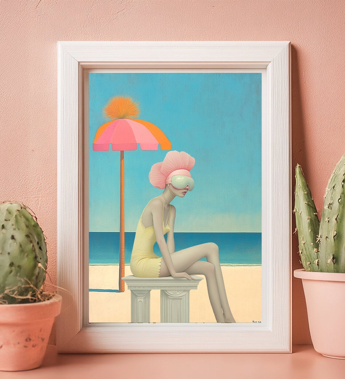 Whimsy Summer Beach People Clipart & Backgrounds - Image 6