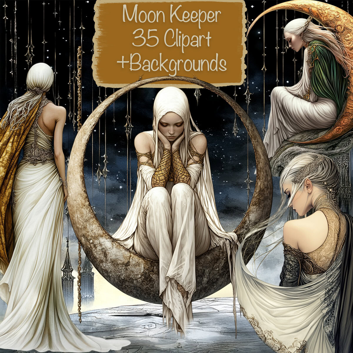 Moon Keepers Clipart & Backgrounds