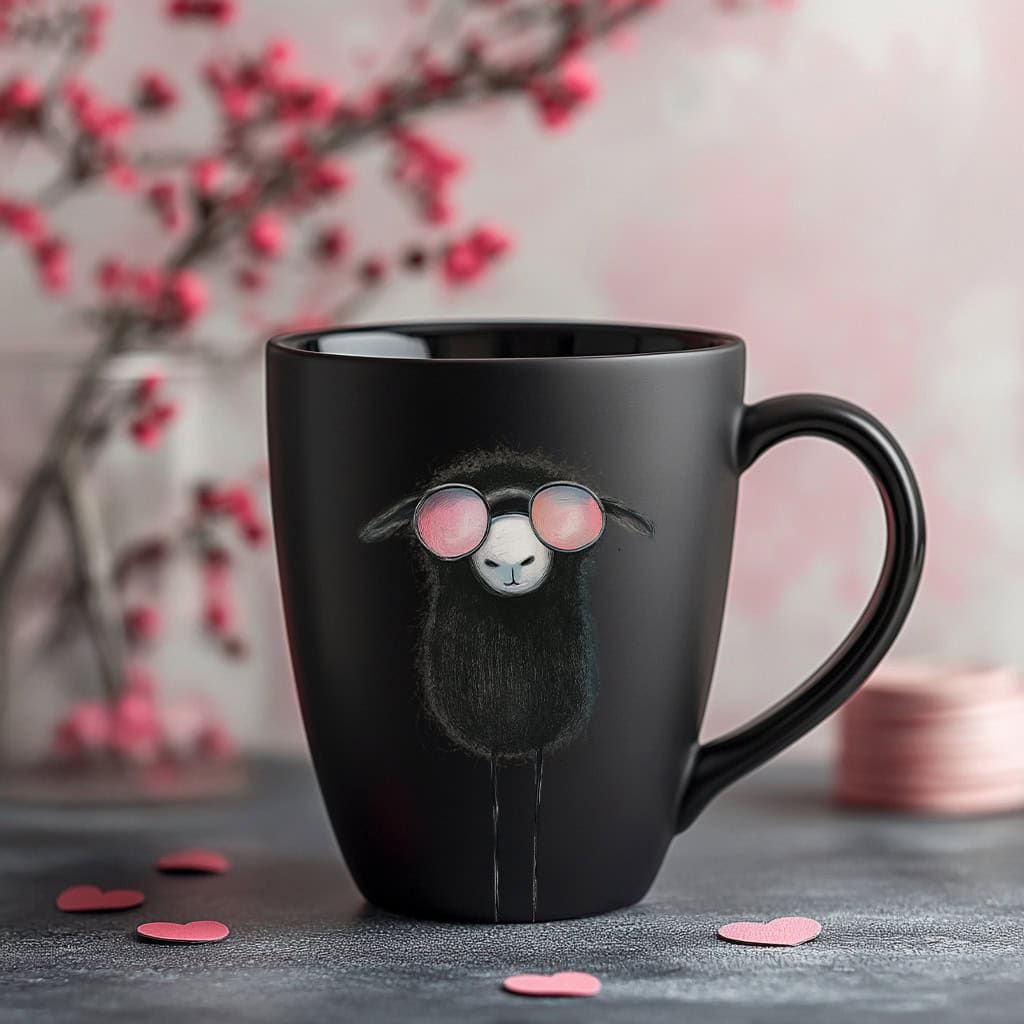 Whimsical Black Sheep Clipart & Backgrounds - Image 6