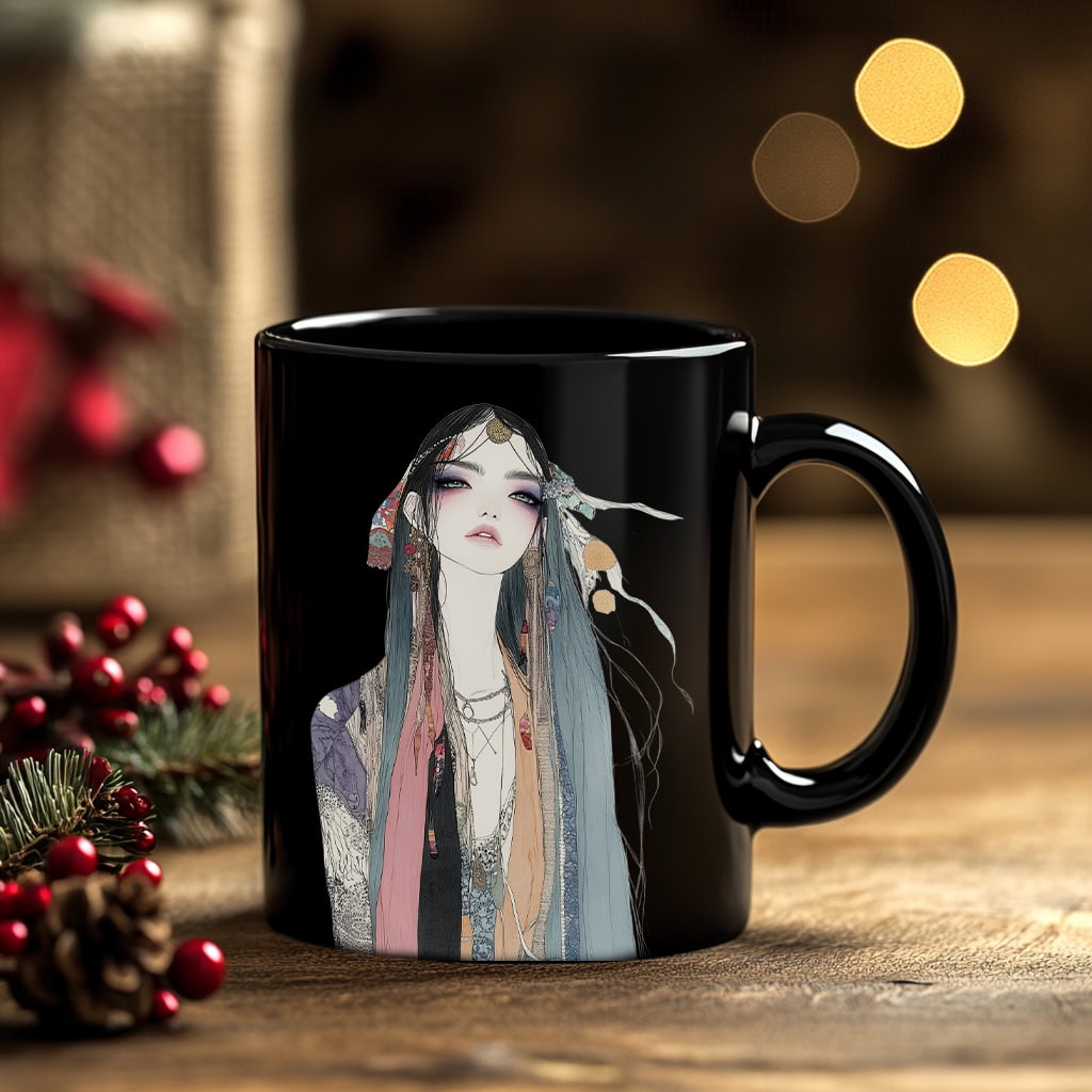 Boho Spring Girls Clipart & Backgrounds - Image 7