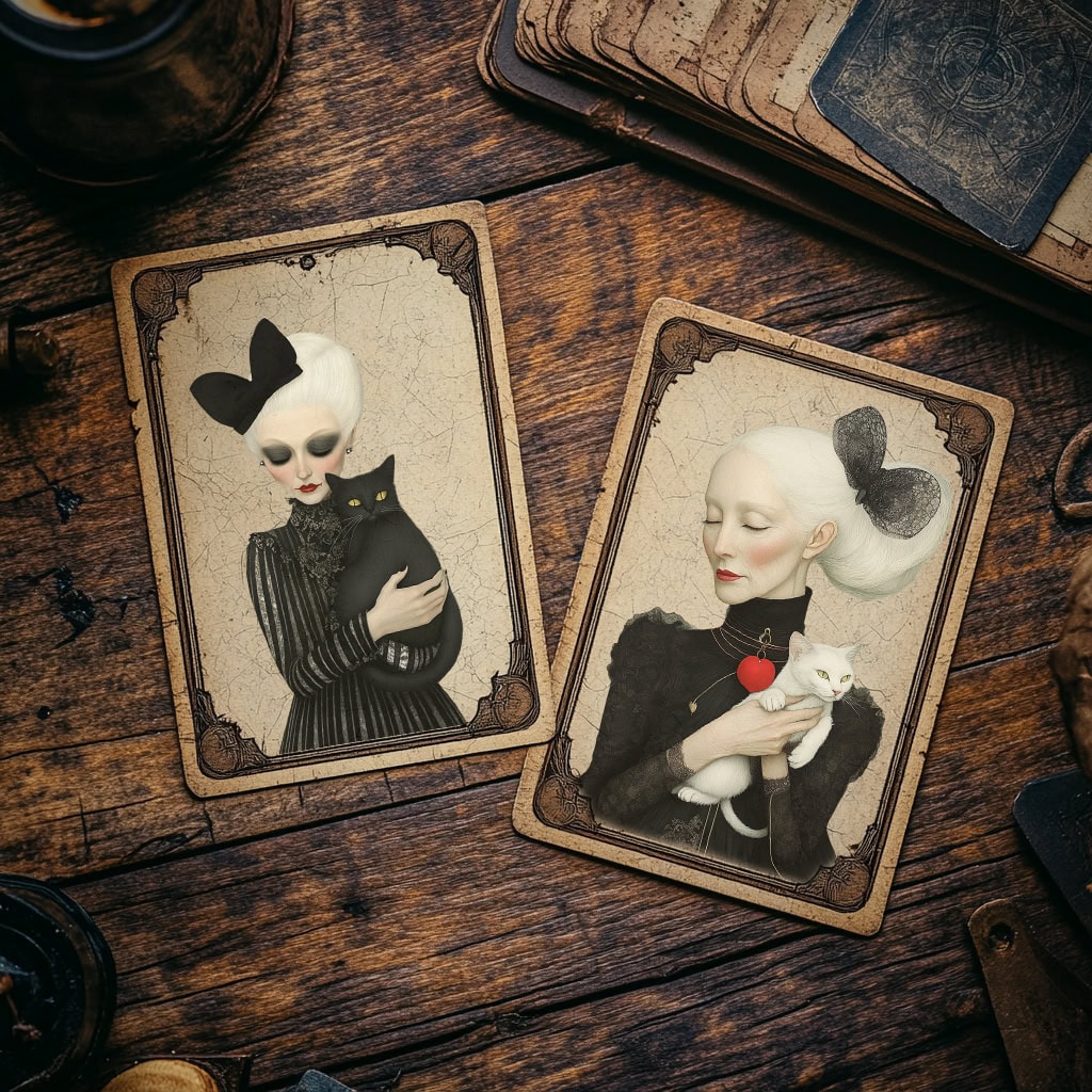 Old Cat Lady Clipart & Backgrounds - Image 6