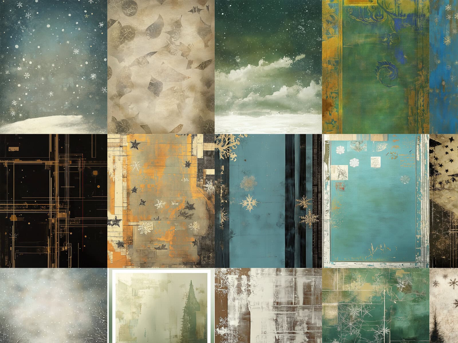 Weird Christmas Characters Clipart & Backgrounds - Image 5