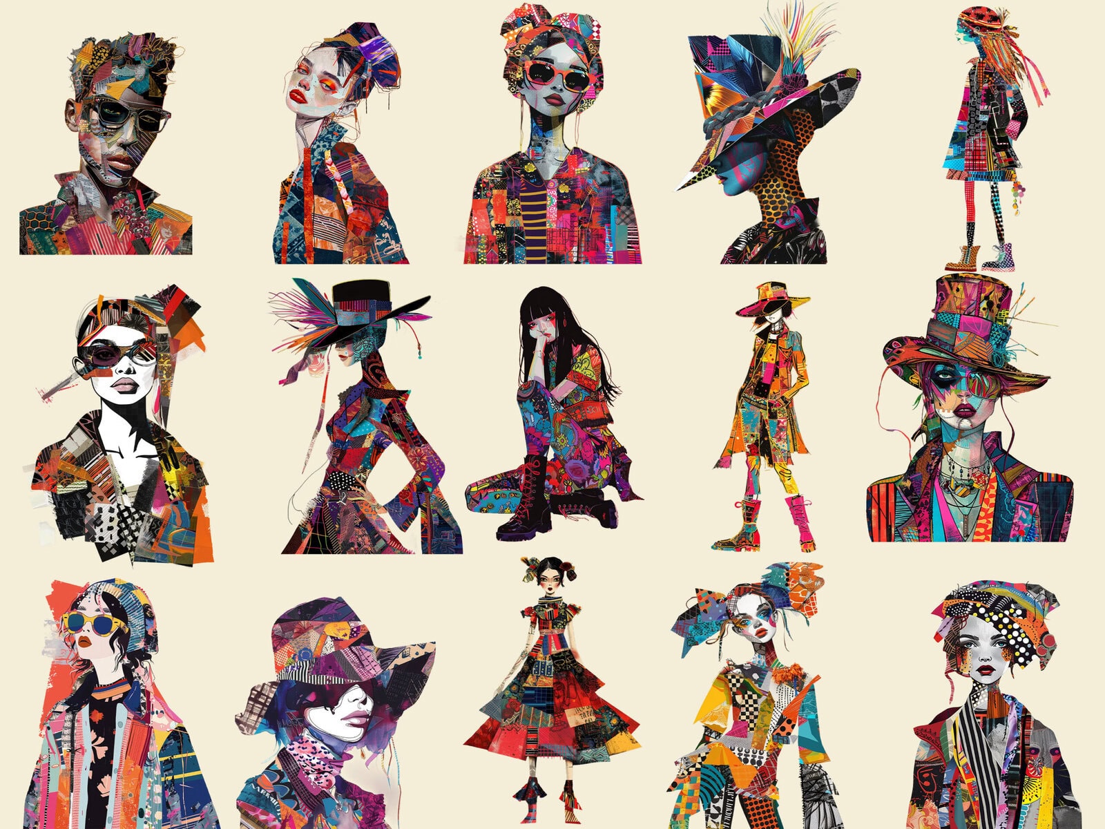 Vibrant Urban Fashion Clipart & Backgrounds - Image 4