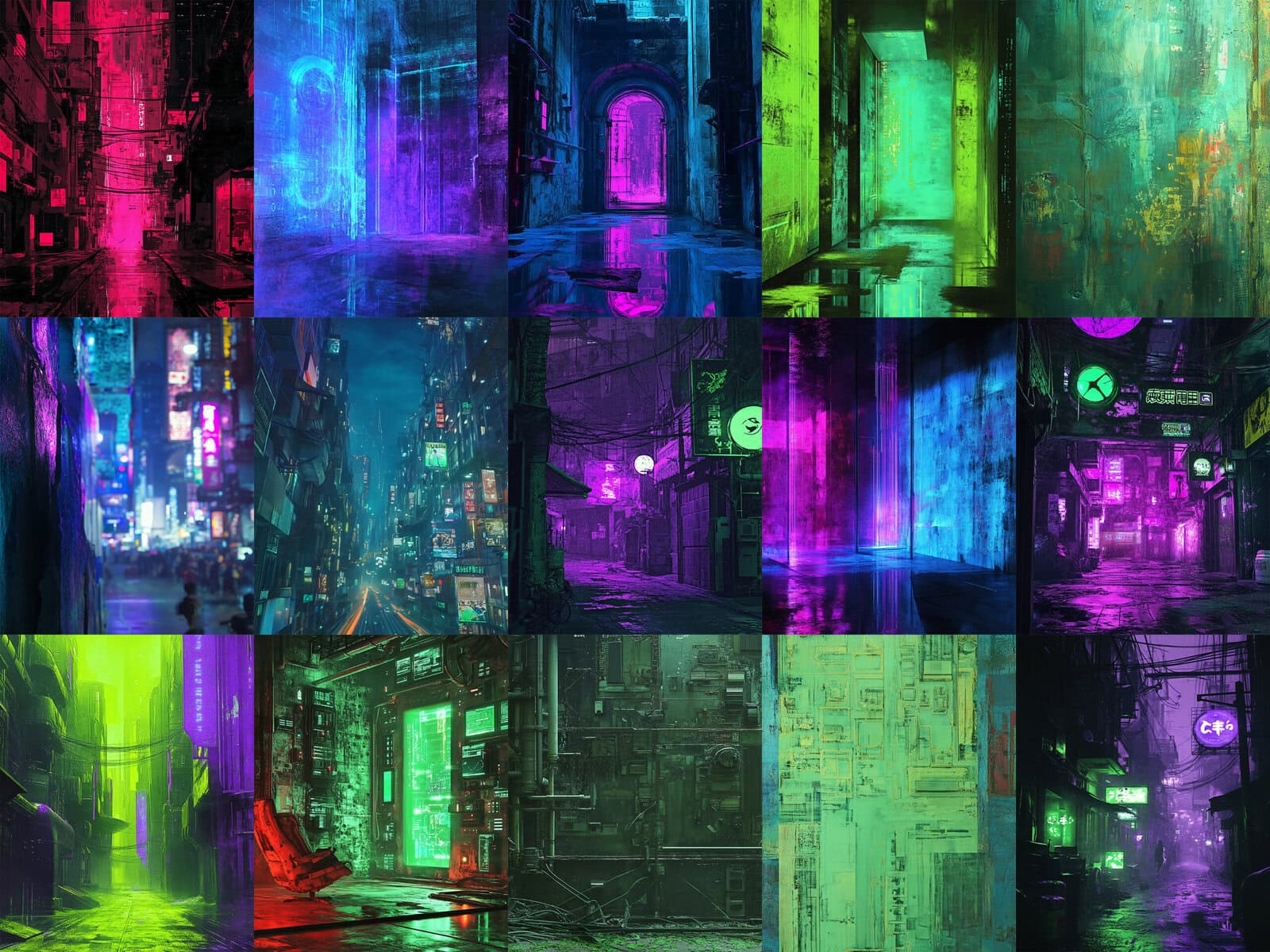 Cyberpunk Characters Clipart & Backgrounds - Image 6