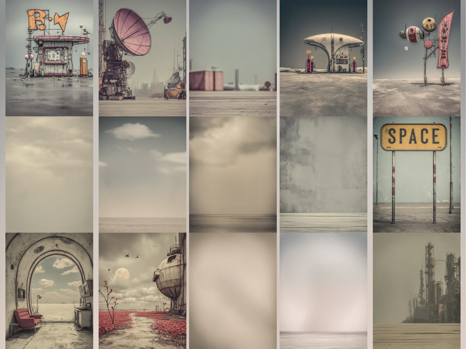 Whimsical Out of This World Dogs Clipart & Backgrounds - Image 5