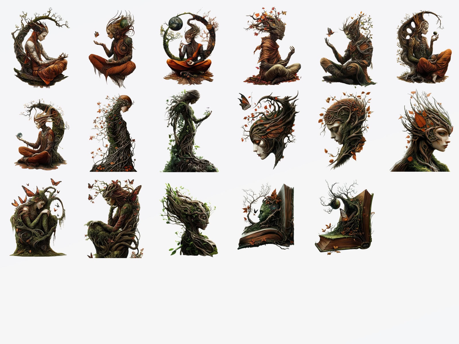 Earth Guardian Characters Clipart & Backgrounds - Image 3