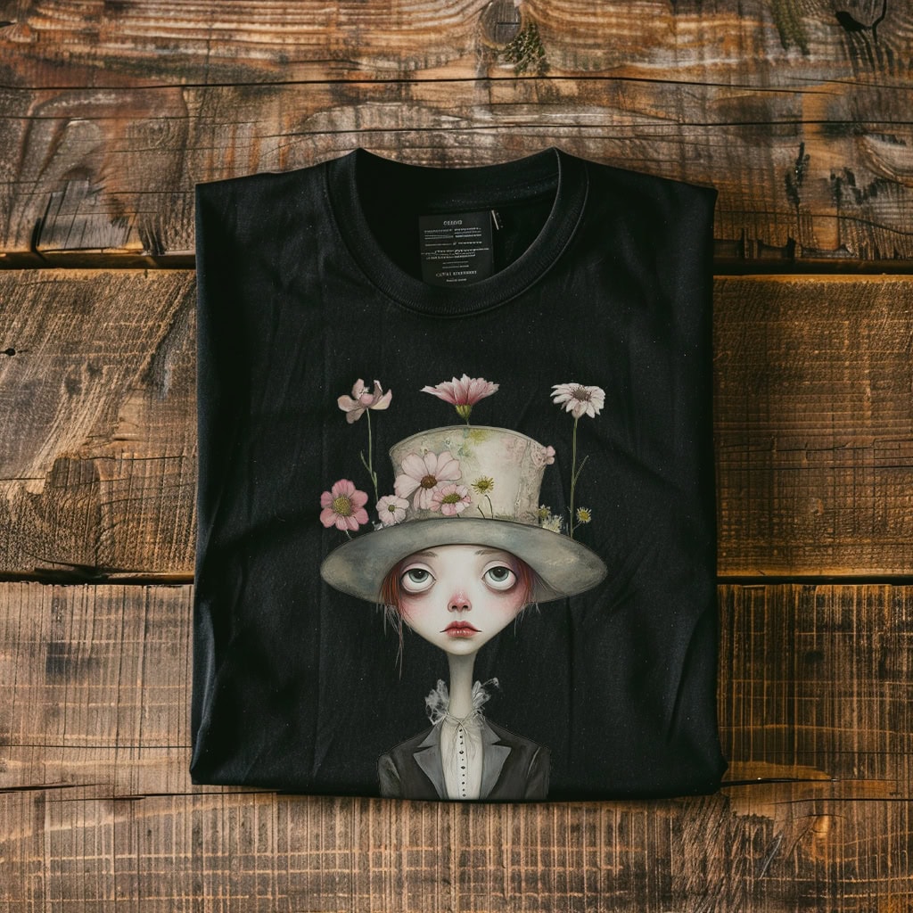 Fantasy Whimsical Woman with Hat Clipart & Backgrounds - Image 6