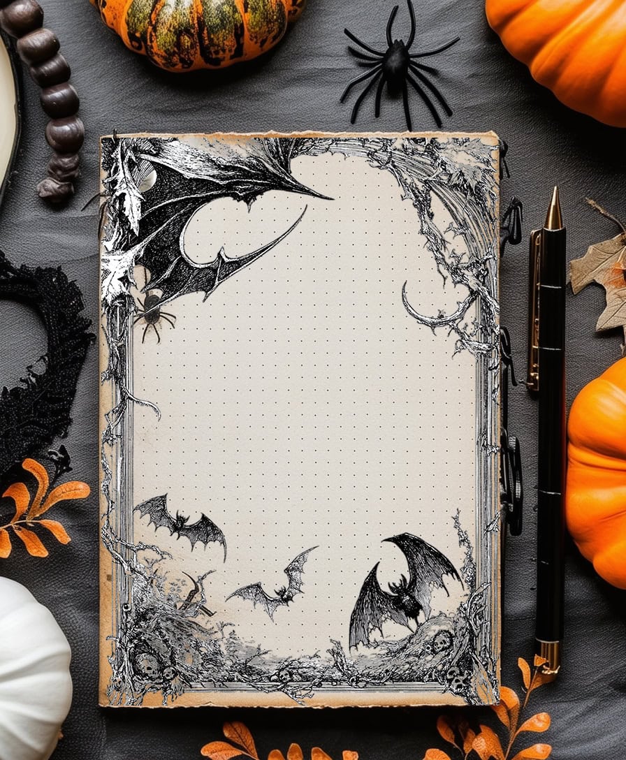 Vintage Halloween Borders and Frames - Image 5