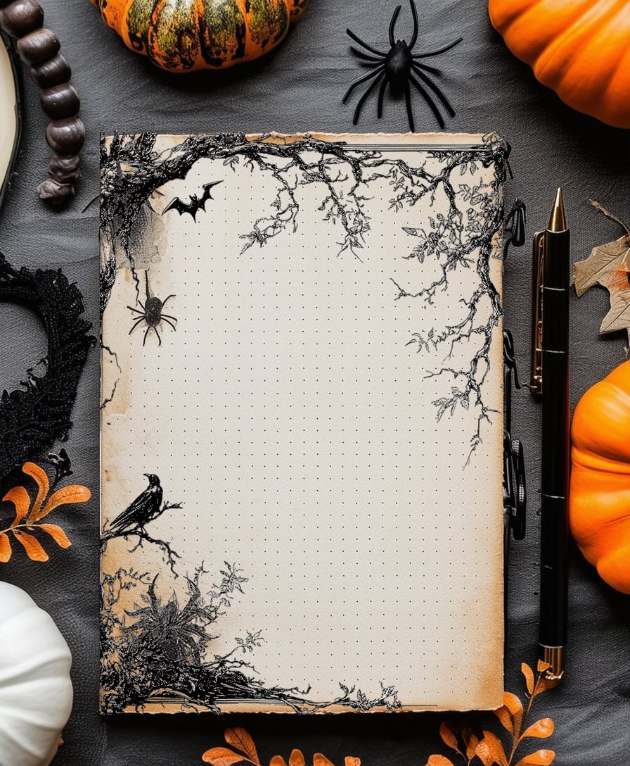 Vintage Halloween Borders and Frames - Image 6