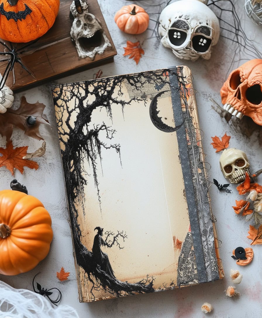 Vintage Halloween Borders and Frames - Image 7