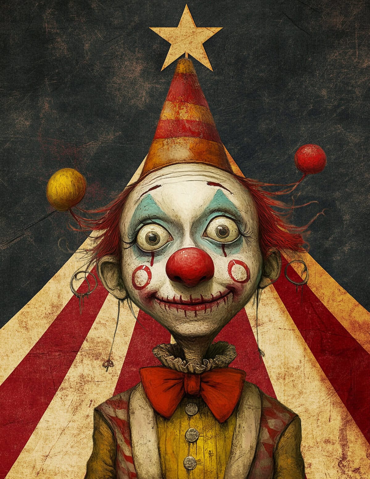 Unique Halloween Circus Clipart & Backgrounds - Image 9
