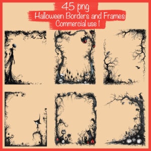 Halloween Borders and Frames Clipart