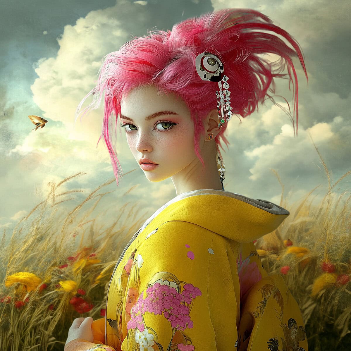 Japanese Peculiar People Portraits Clipart & Backgrounds - Image 6
