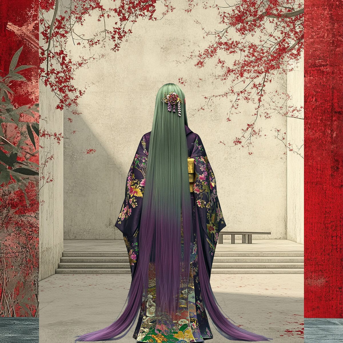 Japanese Peculiar People Portraits Clipart & Backgrounds - Image 7