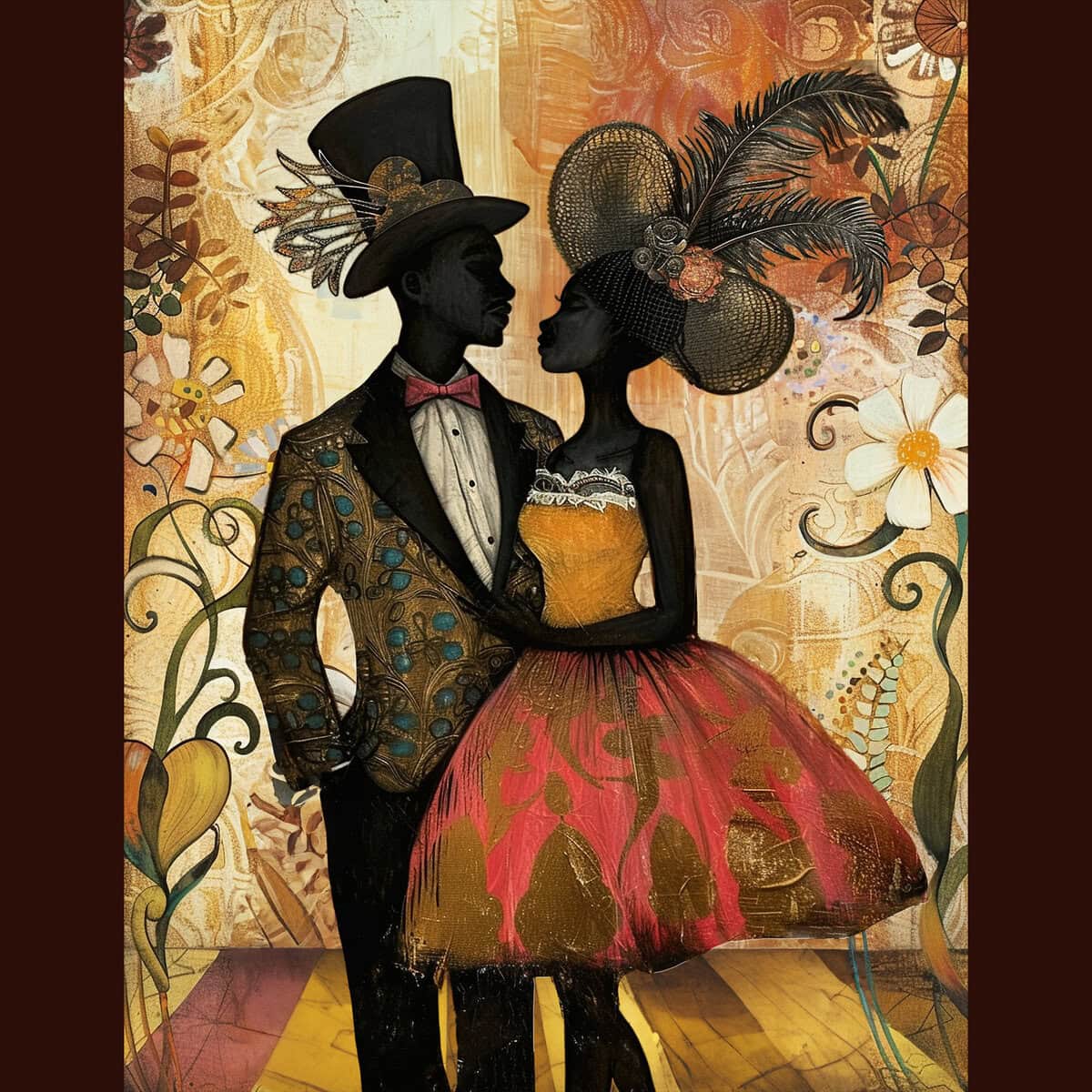 New Orleans Vintage People Clipart & Backgrounds - Image 7