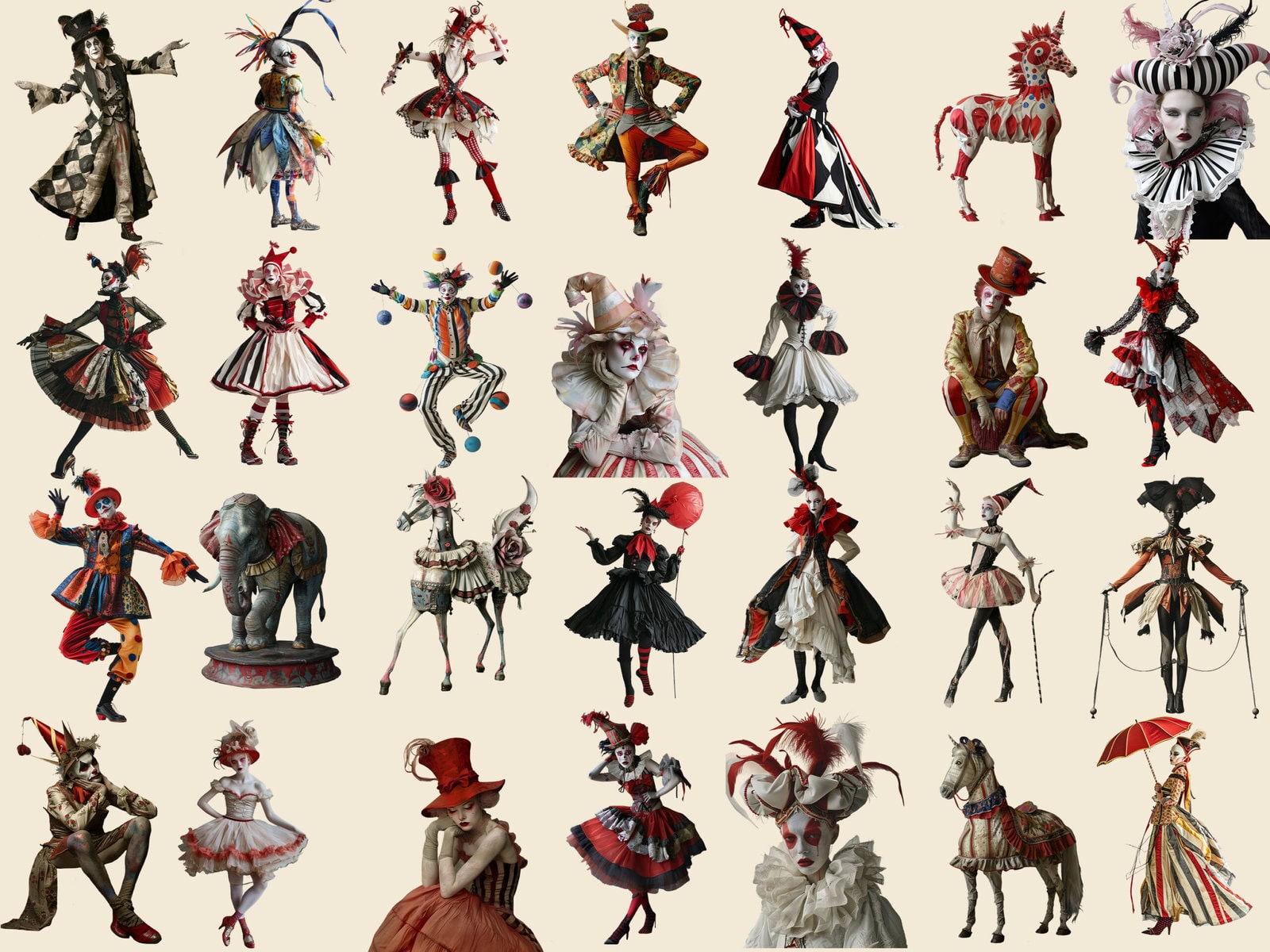 Unique Peculiar Circus Clipart & Backgrounds - Image 2