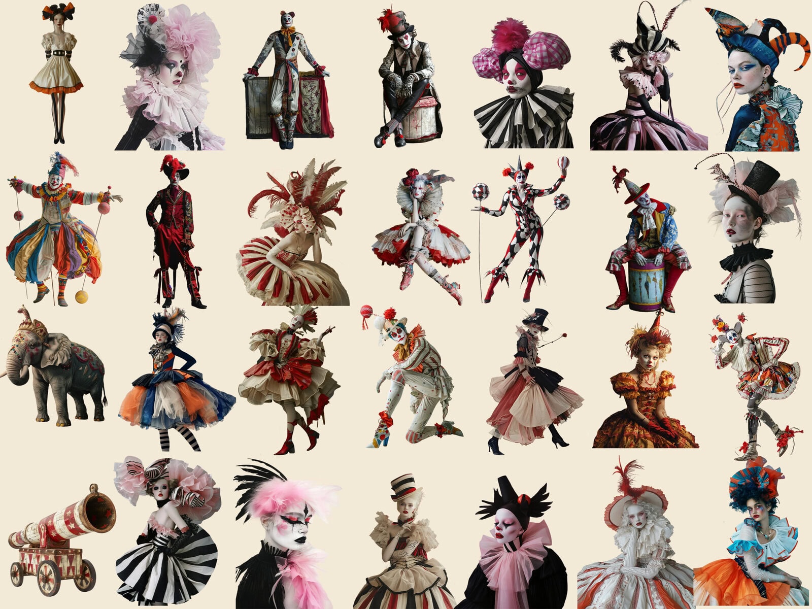 Unique Peculiar Circus Clipart & Backgrounds - Image 3