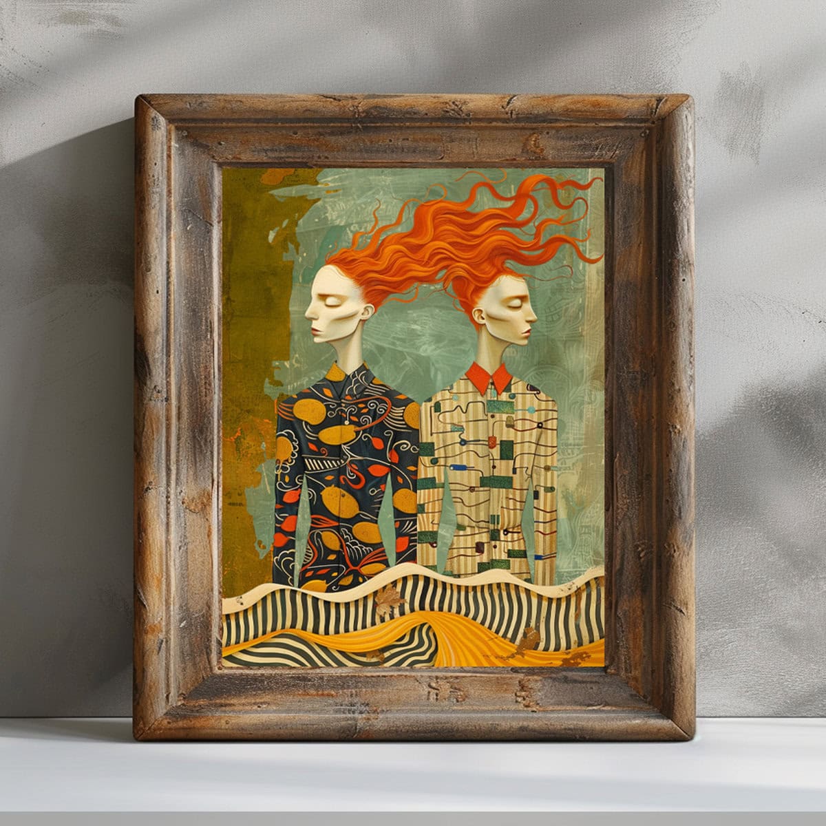 Peculiar Quirky Autumn People Clipart & Backgrounds - Image 8