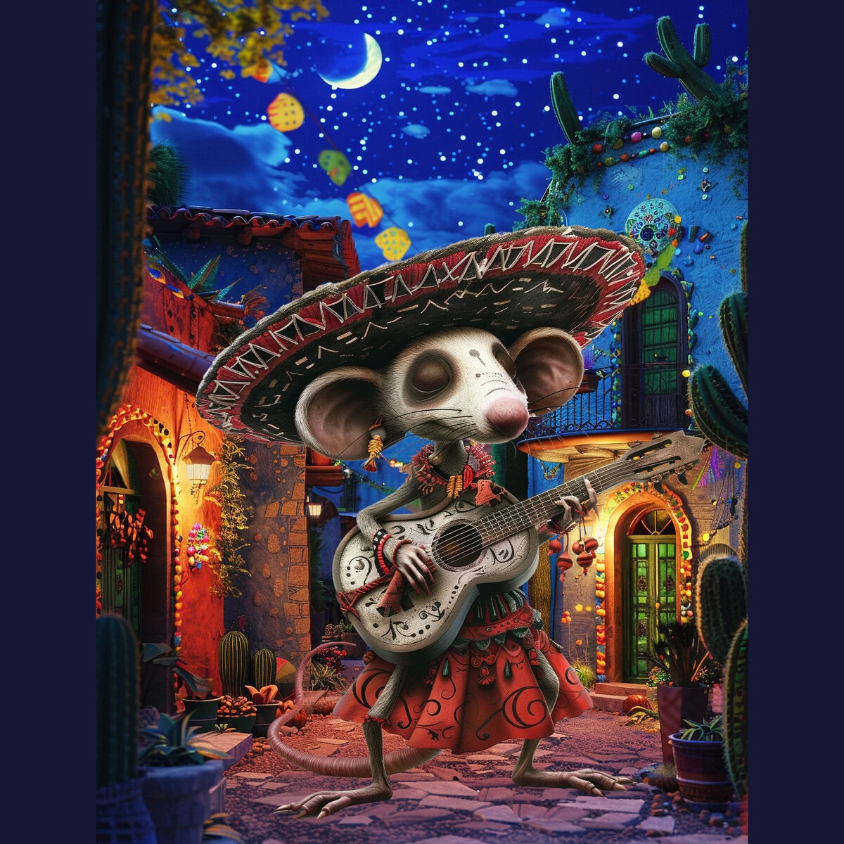 Quirky Whimsy Mexican Animals Clipart & Backgrounds - Image 6