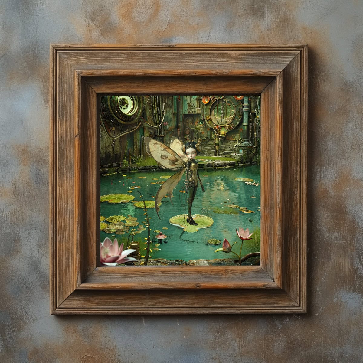 Dystopian Steampunk Fairies Clipart & Backgrounds - Image 6