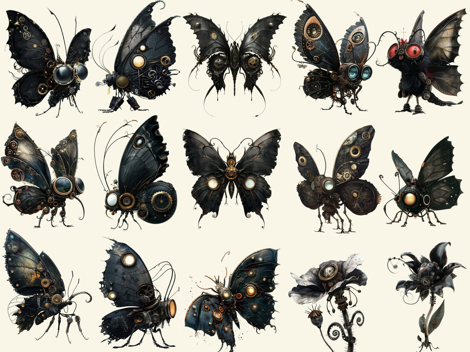 Steampunk Halloween Clipart - Image 3
