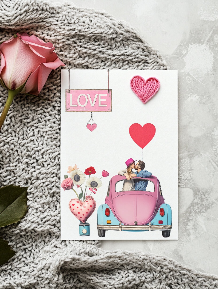 Surreal Valentine People Clipart & Backgrounds - Image 7