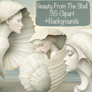 Beauty From the Shell Clipart & Backgrounds