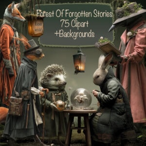 Forest of Forgotten Stories Clipart & Backgrounds