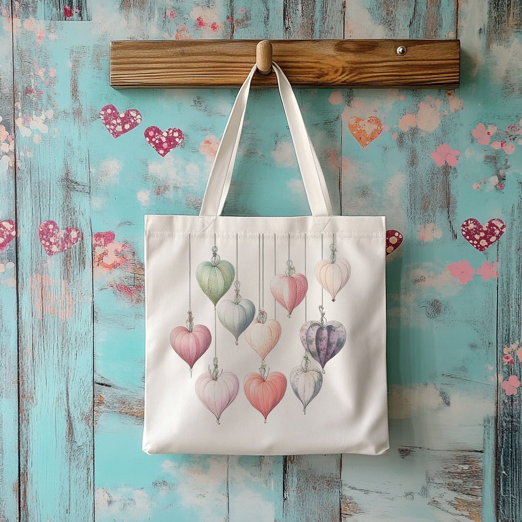 Whimsical Valentine Hearts Decor Elements Clipart - Image 5