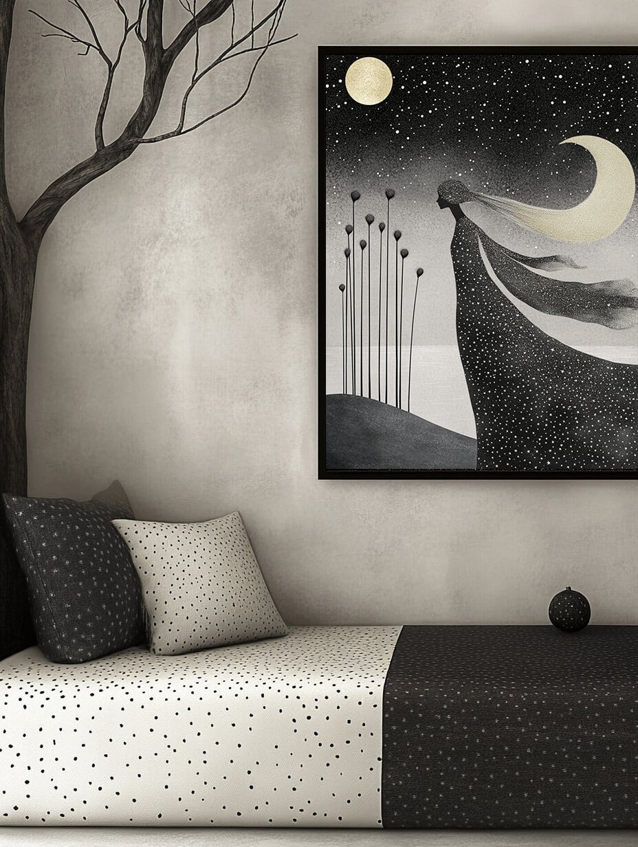 Moonlight Silhouettes Clipart & Backgrounds - Image 5